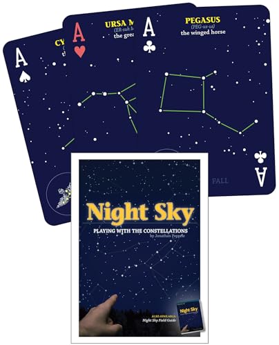 Night Sky Playing Cards: Playing with the Constellations (Nature's Wild Cards) von Adventure Publications