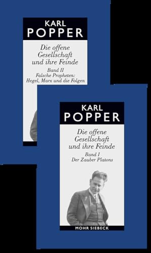 Die offene Gesellschaft und ihre Feinde. Band I und II: Band I: Der Zauber Platons und Band II: Falsche Propheten: Hegel, Marx und die Folgen -als Paket- von Mohr Siebeck