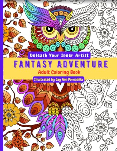 Unleash Your Inner Artist Fantasy Adventure: Adult Coloring Book von Independently published