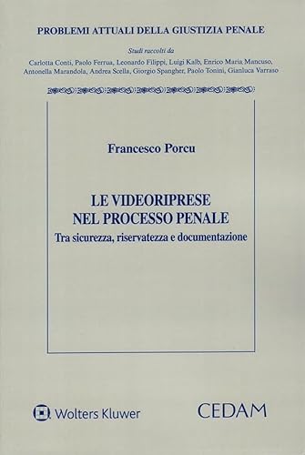 Le videoriprese nel processo penale. Tra sicurezza, riservatezza e documentazione (Problemi attuali della giustizia penale)