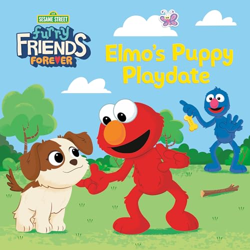 Elmo's Puppy Playdate: Over 30 Stickers! (Sesame Street: Furry Friends Forever)