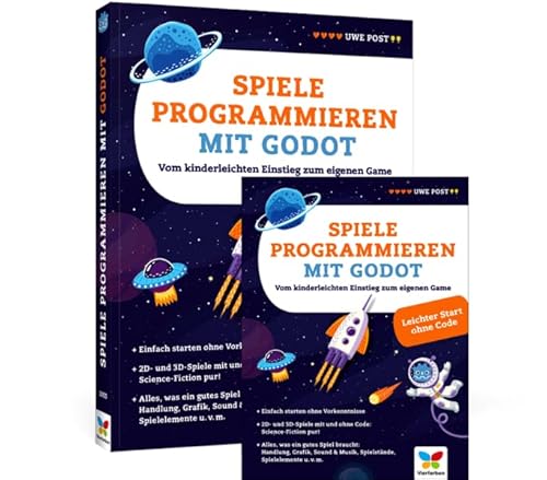 Spiele programmieren mit Godot: Vom kinderleichten Einstieg zum eigenen Game von Rheinwerk