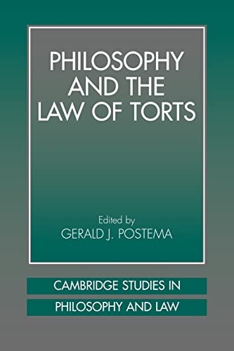 Philosophy and the Law of Torts (Cambridge Studies in Philosophy and Law) von Cambridge University Press