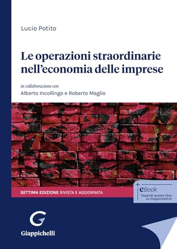 Le operazioni straordinarie nell'economia delle imprese von Giappichelli