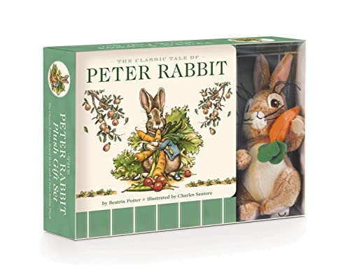 The Peter Rabbit Plush Gift Set (The Revised Edition): Includes the Classic Edition Board Book + Plush Stuffed Animal Toy Rabbit Gift Set