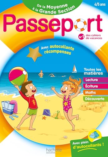 Passeport Maternelle - De la Moyenne Section à la Grande Section (4-5 ans) - Cahier de vacances 2025 von HACHETTE EDUC