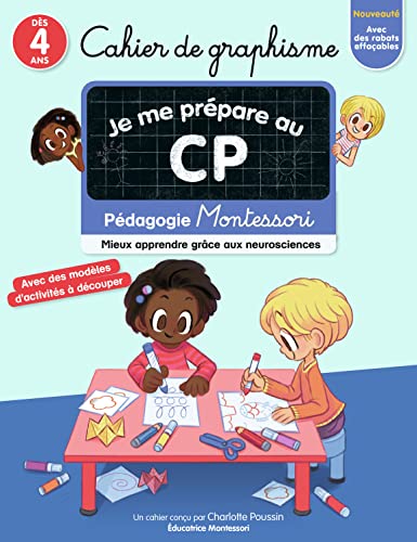Je Me Prepare Au CP - Cahier de Graphisme - Pedagogie Montessori - Mieux Apprendre Grace Aux Neurosc: Pédagogie Montessori von Ed. Flammarion Siren