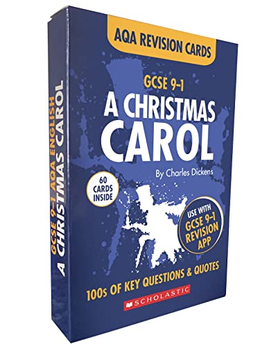 A Christmas Carol: GCSE Revision Cards for AQA English Literature with free app (GCSE Grades 9-1 Revision Cards)