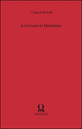 A Lexicon to Herodotus (Olms Paperbacks) von Olms
