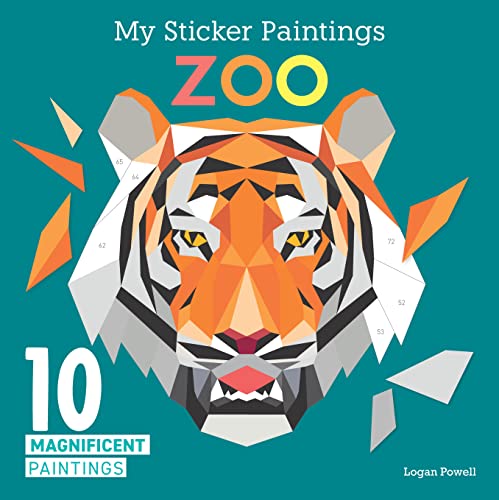 My Sticker Paintings Zoo: 10 Magnificent Paintings