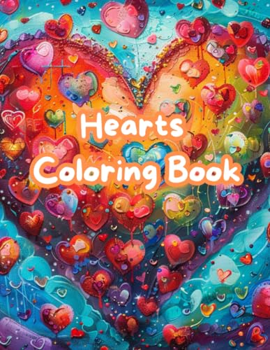 Hearts Coloring Book: Adult Coloring Book von Independently published