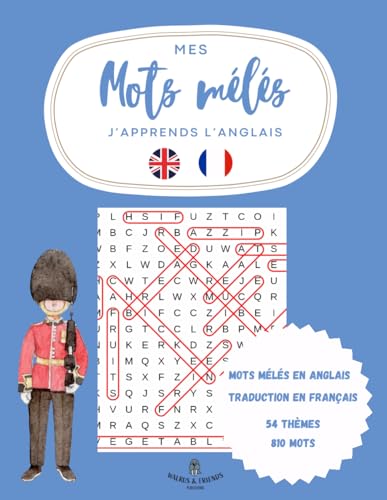Mes mots mélés Français - Anglais von Barcodes.sg