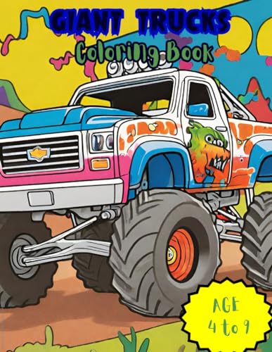 Giant Trucks coloring book von Independently published
