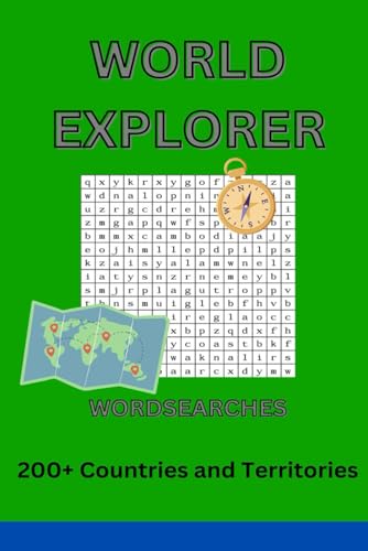 World Explorer Wordsearches: Discover 200+ Countries and Territories von Independently published