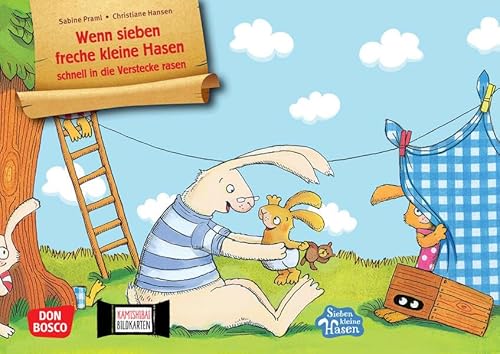 Wenn sieben freche kleine Hasen schnell in die Verstecke rasen. Kamishibai Bildkartenset: Entdecken - Erzählen - Begreifen: Bilderbuchgeschichten. ... für unser Erzähltheater) von Don Bosco Medien