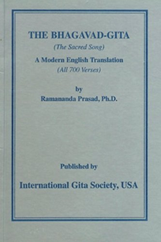 The Bhagavad Gita (The Sacred Song) Pocket size: 4"x6" Pocket size Edition, both Blue Book Gita for the Beginners and and Silver Book Gita for grades 11 and above in simple English. von CreateSpace Independent Publishing Platform
