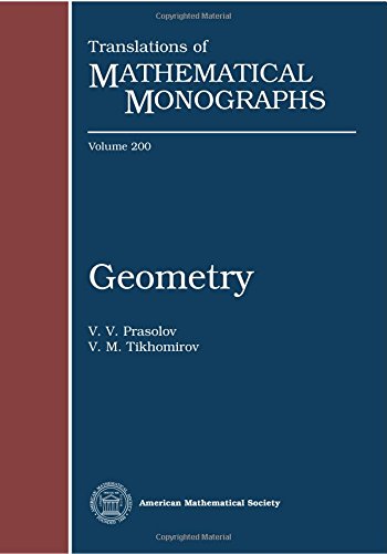 Geometry (Translations of Mathematical Monographs) von American Mathematical Society