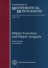 Elliptic Functions and Elliptic Integrals (Translations of Mathematical Monographs) von Brand: American Mathematical Society
