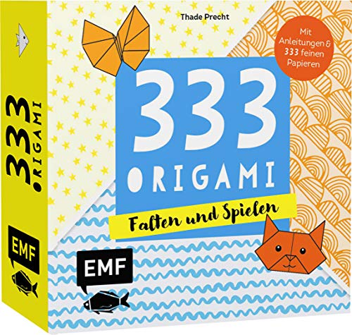 333 Origami – Falten und Spielen: Mit Anleitungen und 333 bunten Origamipapieren von Edition Michael Fischer
