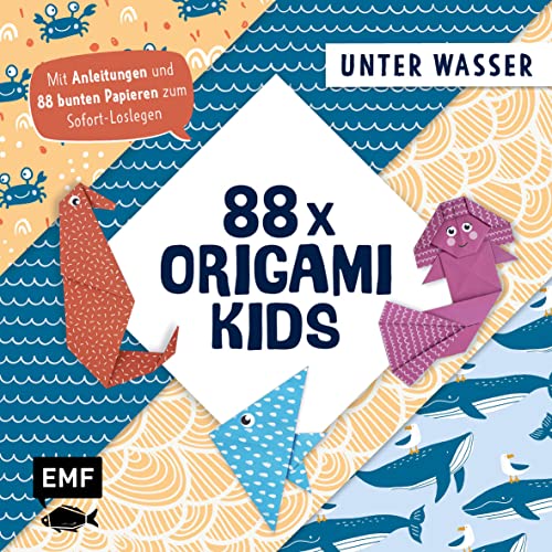 88 x Origami Kids – Unter Wasser: Mit Anleitungen und 88 bunten Papieren zum Sofort-Loslegen von Edition Michael Fischer