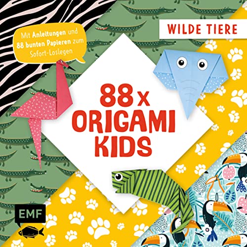 88 x Origami Kids – Wilde Tiere: Mit Anleitungen und 88 bunten Papieren zum Sofort-Loslegen von Edition Michael Fischer / EMF Verlag