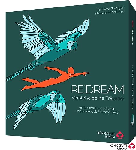 RE:DREAM: Verstehe deine Träume - 65 Traumdeutungskarten mit Guidebook & Dream Diary (Träume deuten, Träume und sich selbst verstehen, Traumtagebuch, Deutsch) von Königsfurt-Urania