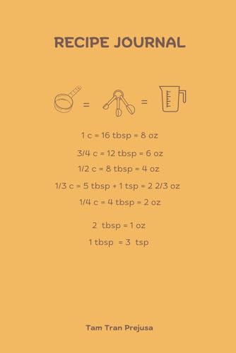 RECIPE JOURNAL (A Simple Blank Recipe Journal to Write in Your Own Recipes; 100 pages, 6 × 9 in) von isbn services