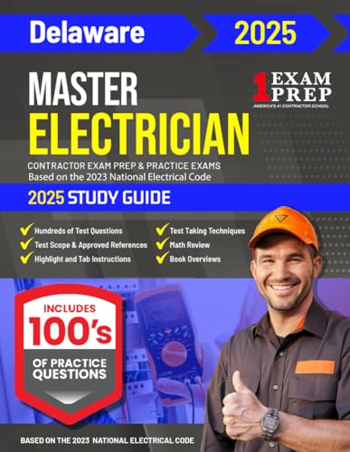 2025 Delaware Master Electrician Exam Prep and Study Guide: Contractor Exam Preparation & Practice Exams 2025 Delaware Master Electrician Exam Prep and Study Guide: Contractor Exam Preparation & Practice Exams von Independently published