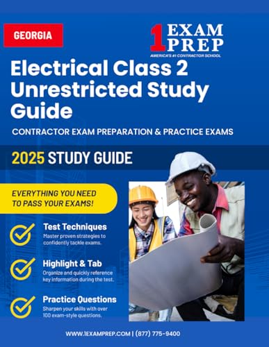 2025 Georgia Electrical Class 2 Unrestricted Study Guide: Contractor Exam Preparation & Practice Exams 2025 Georgia Electrical Class 2 Unrestricted Study Guide: Contractor Exam Preparation & Practice Exams von Independently published