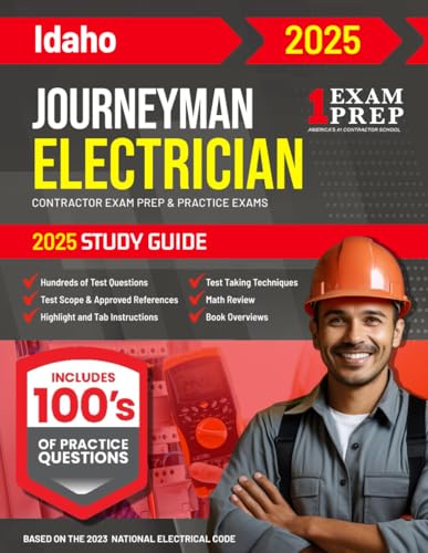 2025 Idaho Journeyman Electrician Exam Prep and Study Guide: Contractor Exam Preparation & Practice Exams 2025 Idaho Journeyman Electrician Exam Prep and Study Guide: Contractor Exam Preparation & Practice Exams von Independently published