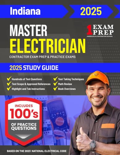 2025 Indiana Master Electrician Exam Prep and Study Guide: Contractor Exam Preparation & Practice Exams 2025 Indiana Master Electrician Exam Prep and Study Guide: Contractor Exam Preparation & Practice Exams von Independently published