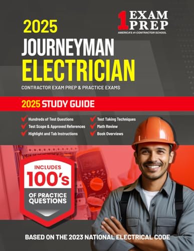 2025 Journeyman Electrician Exam Prep and Study Guide: Contractor Exam Preparation & Practice Exams 2025 Journeyman Electrician Exam Prep and Study Guide: Contractor Exam Preparation & Practice Exams von Independently published