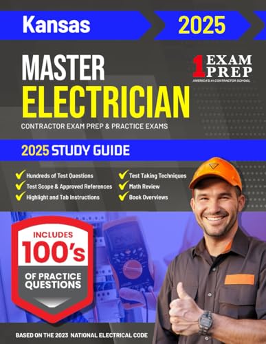 2025 Kansas Master Electrician Exam Prep and Study Guide: Contractor Exam Preparation & Practice Exams 2025 Kansas Master Electrician Exam Prep and Study Guide: Contractor Exam Preparation & Practice Exams von Independently published