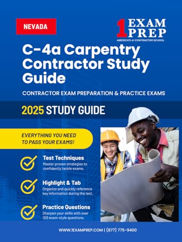 2025 Nevada C-4a Painting Contractor Study Guide: Contractor Exam Preparation & Practice Exams 2025 Nevada C-4a Painting Contractor Study Guide: Contractor Exam Preparation & Practice Exams von Independently published