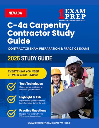 2025 Nevada C-4a Painting Contractor Study Guide: Contractor Exam Preparation & Practice Exams 2025 Nevada C-4a Painting Contractor Study Guide: Contractor Exam Preparation & Practice Exams von Independently published