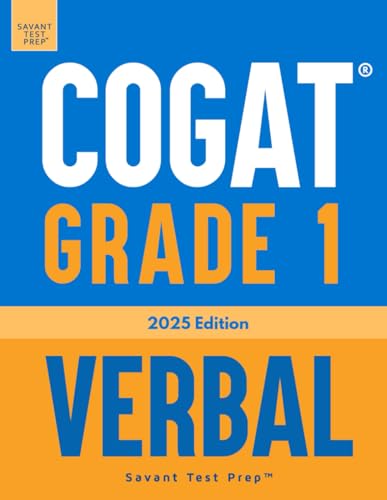 COGAT Grade 1 Verbal: 3 Practice Tests - Level 7 COGAT Grade 1 Verbal: 3 Practice Tests - Level 7 von Gateway Gifted Resources