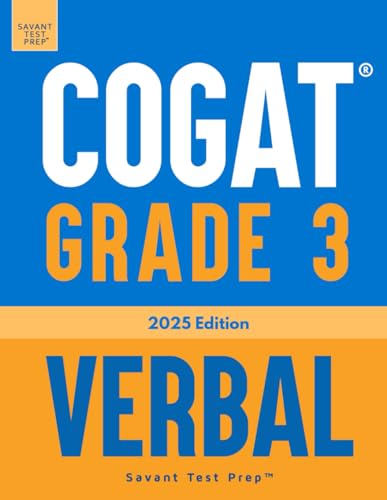 COGAT Grade 3 Verbal: 3 Practice Tests - Level 9 COGAT Grade 3 Verbal: 3 Practice Tests - Level 9 von Gateway Gifted Resources