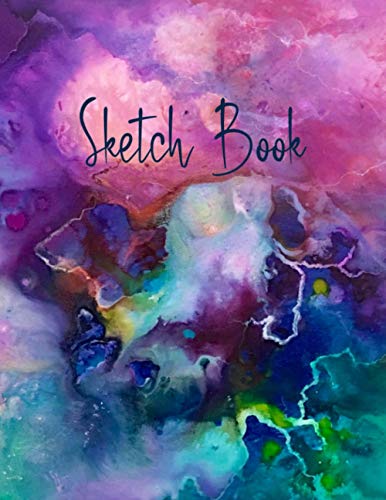 Sketch Book: Personalized Artist’s Notebook Journal for Drawing, Sketching, Painting, Doodling and More, Filled with 120 White Pages in a Large Handy 8.5”xll” Size (Deluxe Abstract Cover, Vol. 10)