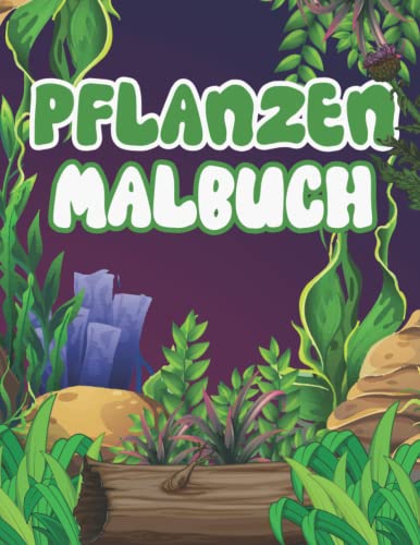 Pflanzen Malbuch: Eine Sammlung von stressabbauenden Malvorlagen für Erwachsene zur Entspannung mit wunderschönen Zimmerpflanzen, Kakteen, botanischen Gärten, Blumen und floralen Designs von Independently published