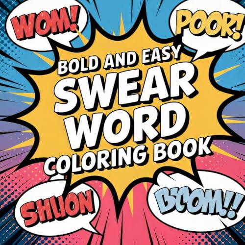 Calm the Fck Down & Color: A Bold and Easy Swear Word Coloring Book for Adults