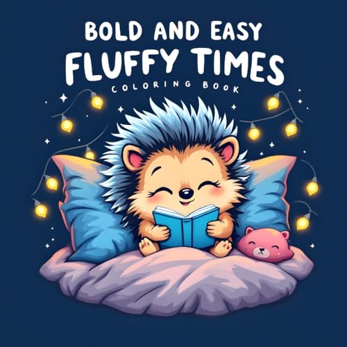 Bold and Easy Fluffy Times Coloring Book: Adorable & Simple Coloring for Kids and Beginners – 70 Cute Large Print – Stress-Free and Fun (Bold & Easy ... A Simple Coloring Book Series for All Ages) von Independently published
