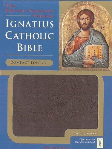 Ignatius Catholic Bible: Revised Standard Version, Burgundy, Zipper Duradera