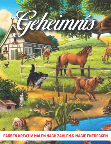 Geheimnis Farben kreativ Malen nach Zahlen & Magie entdecken: Ein Malbuch für Erwachsene, Heranwachsende nach Malzahl Blühende Gärten zeigen ... Heranwachsende) Pixel Arts Farbe nach Zahl