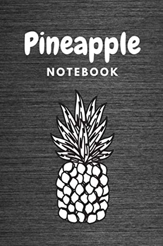 Pineapple Notebook: Black and White Pineapple Journal Notebook for Write a Note or Writing Lecture (6 x 9 in-108 Pages).
