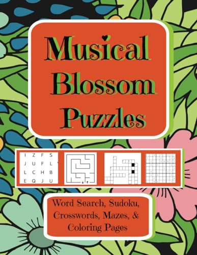 Musical Blossom Puzzels: Fun Activity Puzzle Book von Independently published