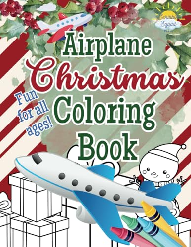 Airplane Christmas Coloring Book: Festive Airplane Adventures with Snowmen, Christmas Trees, and Holiday Cheer – Single-Sided Pages for Easy Coloring Airplane Christmas Coloring Book: Festive Airplane Adventures with Snowmen, Christmas Trees, and Holiday Cheer – Single-Sided Pages for Easy Coloring von Independently published