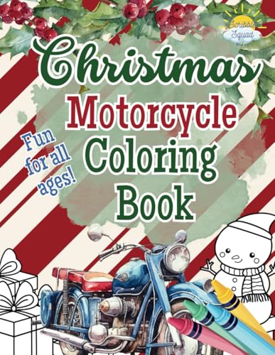 Christmas Motorcycle Coloring Book: Sleigh Bells and Speed – Festive Motorcycles in Holiday Scenes, Perfect for Stocking Stuffers and Christmas Gifts Christmas Motorcycle Coloring Book: Sleigh Bells and Speed – Festive Motorcycles in Holiday Scenes, Perfect for Stocking Stuffers and Christmas Gifts von Independently published