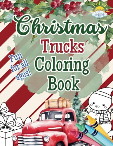 Christmas Trucks Coloring Book: Festive Trucks in Winter Scenes – Perfect for Stocking Stuffers and Holiday Fun Christmas Trucks Coloring Book: Festive Trucks in Winter Scenes – Perfect for Stocking Stuffers and Holiday Fun von Independently published