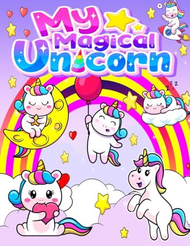 Unicorn Coloring Book For Toddlers: 50 Fun and Beautiful Unicorn Coloring Pages For Toddler and Kids