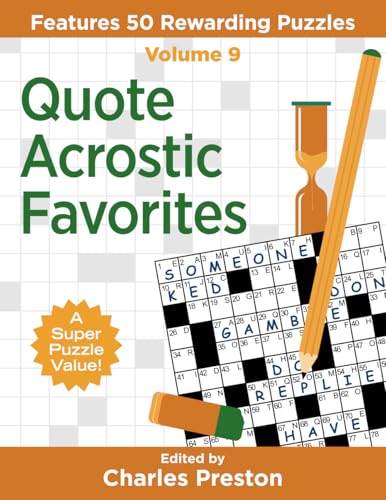 Quote Acrostic Favorites: Features 50 Rewarding Puzzles (Puzzle Books for Fun) von aka Associates